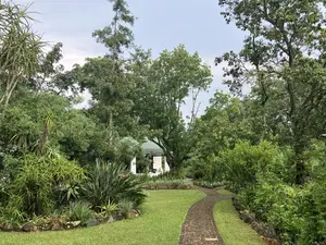 Accommodation options are available at The Artists' Press property, set in a beautiful sprawling sub-tropical African garden.