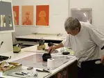 Monoprinting is a printing techniques that we use at The Artists' Press, here is a brief explanation of what it is.