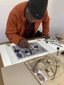 Sam Nhlengethwa Senegal Sketches