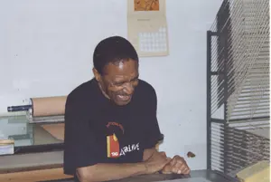 Lithographs by David Koloane that were done at The Artists' Press.