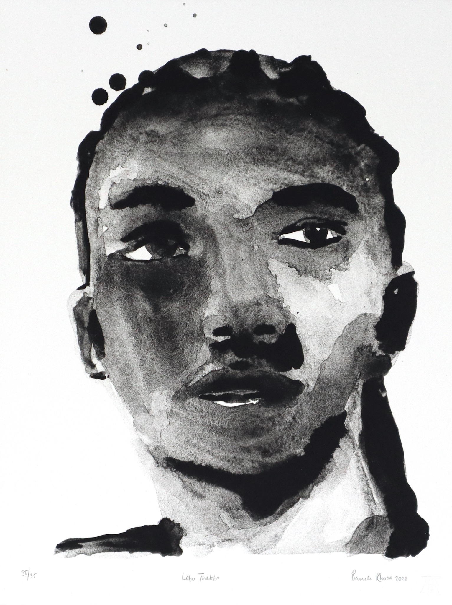 Banele Khoza portrait of Lebo Thekiso