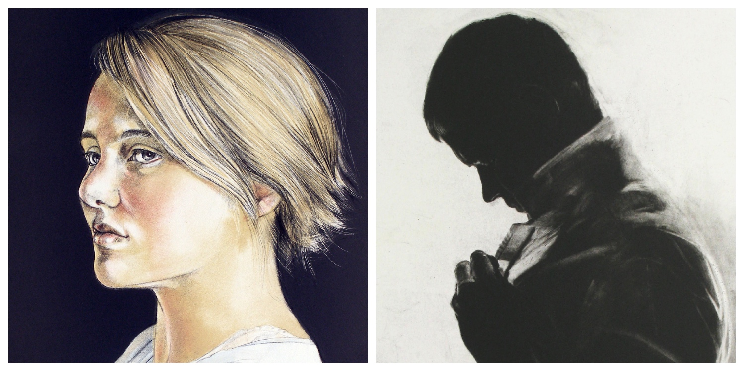 Details of two lithographs by Hanneke Benade to link to her page on the website