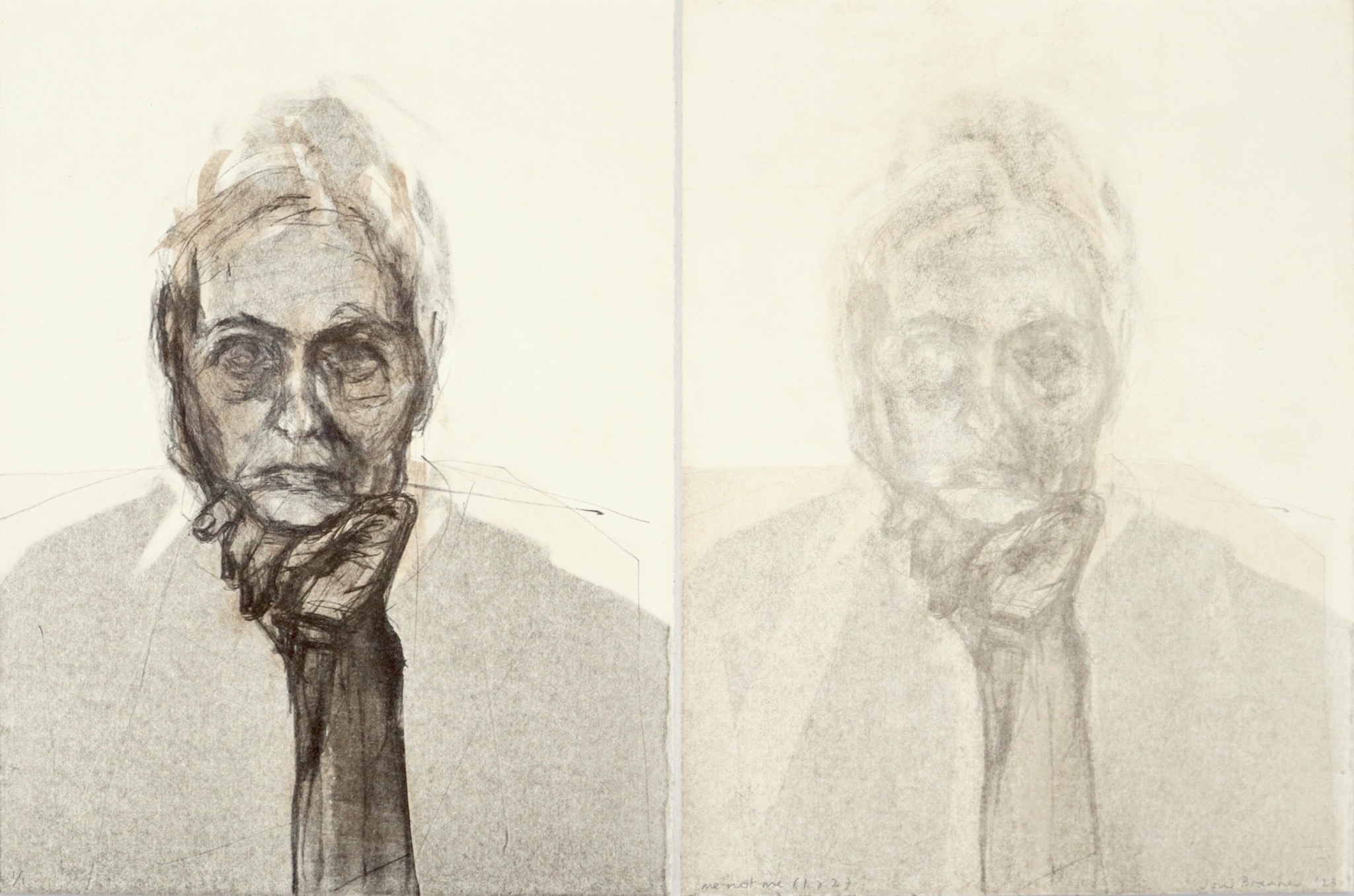 Joni Brenner two self-portraits