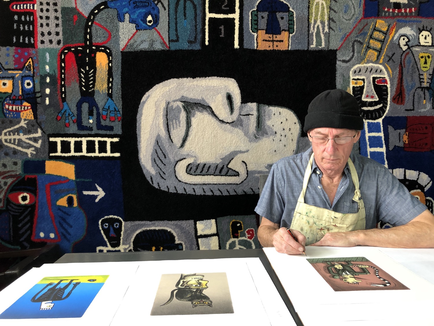 Limited edition lithographs by a leading South African artist who is a master at using the full potential of what lithography provides in colour and line.