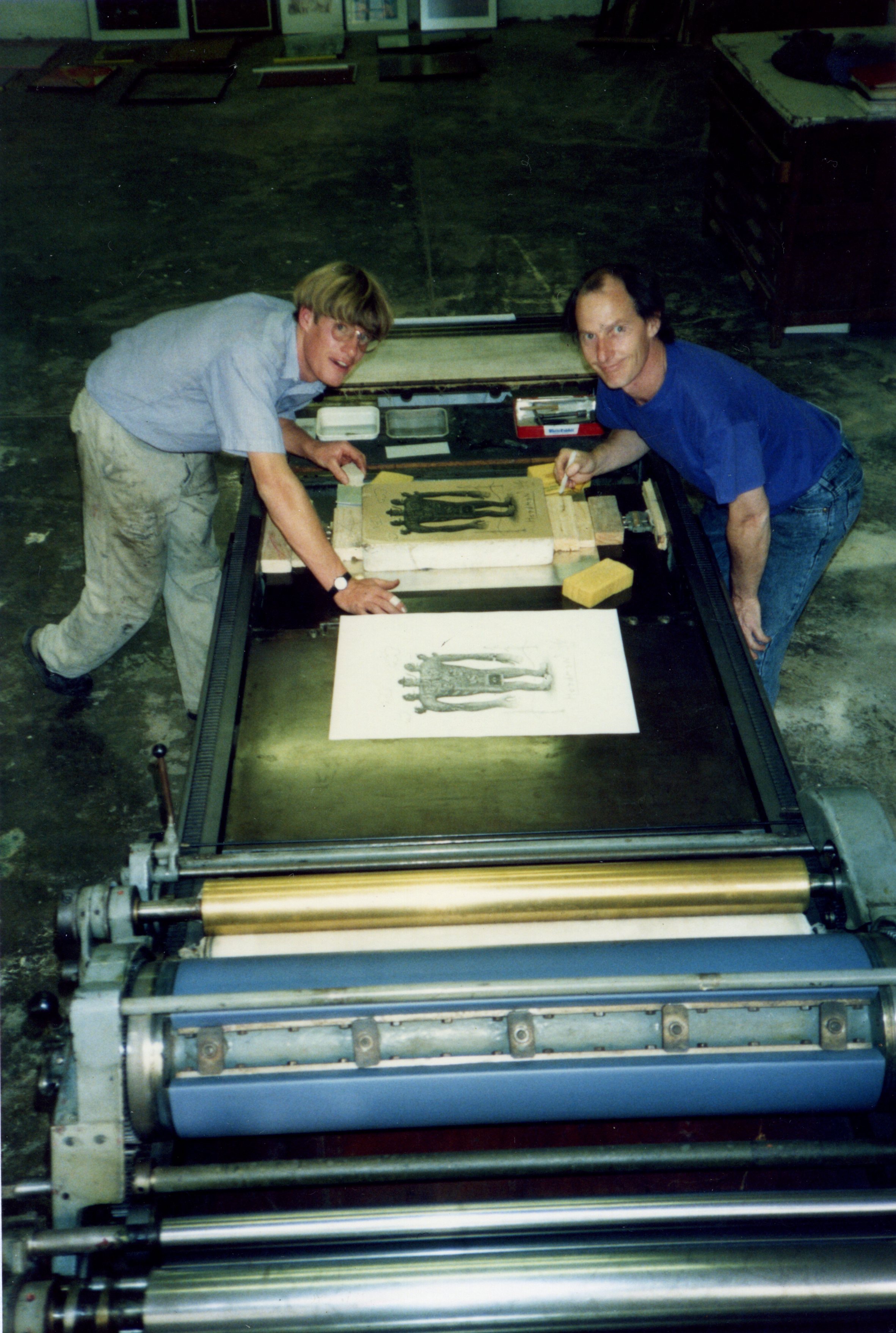 Norman Catherine was the first artist to collaborate with Mark Attwood when he established The Artists' Press in 1991.