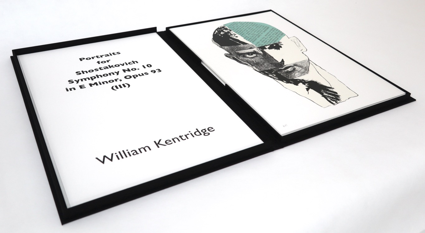 William Kentridge Shostakovich portraits III in box 2022