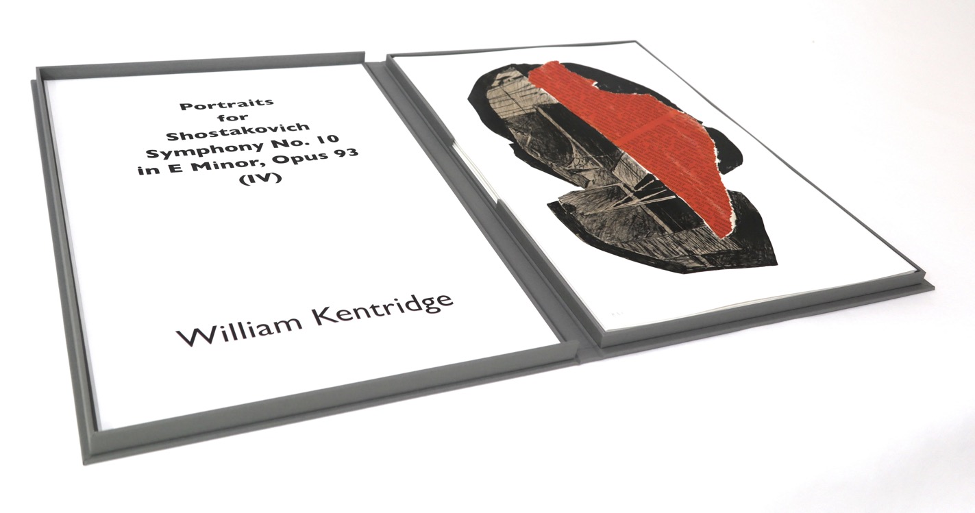 William Kentridge Shostakovich portraits IV in box 2022