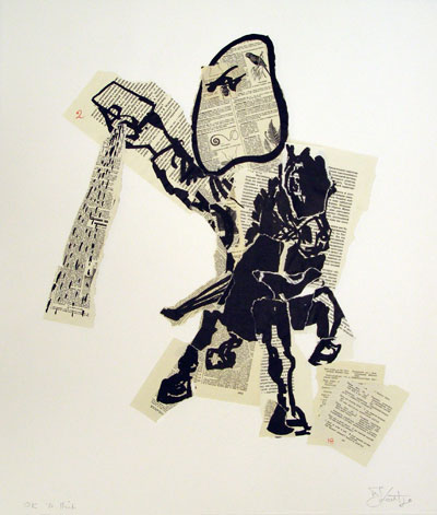 William kentrige the artists press, kentridge lithographs