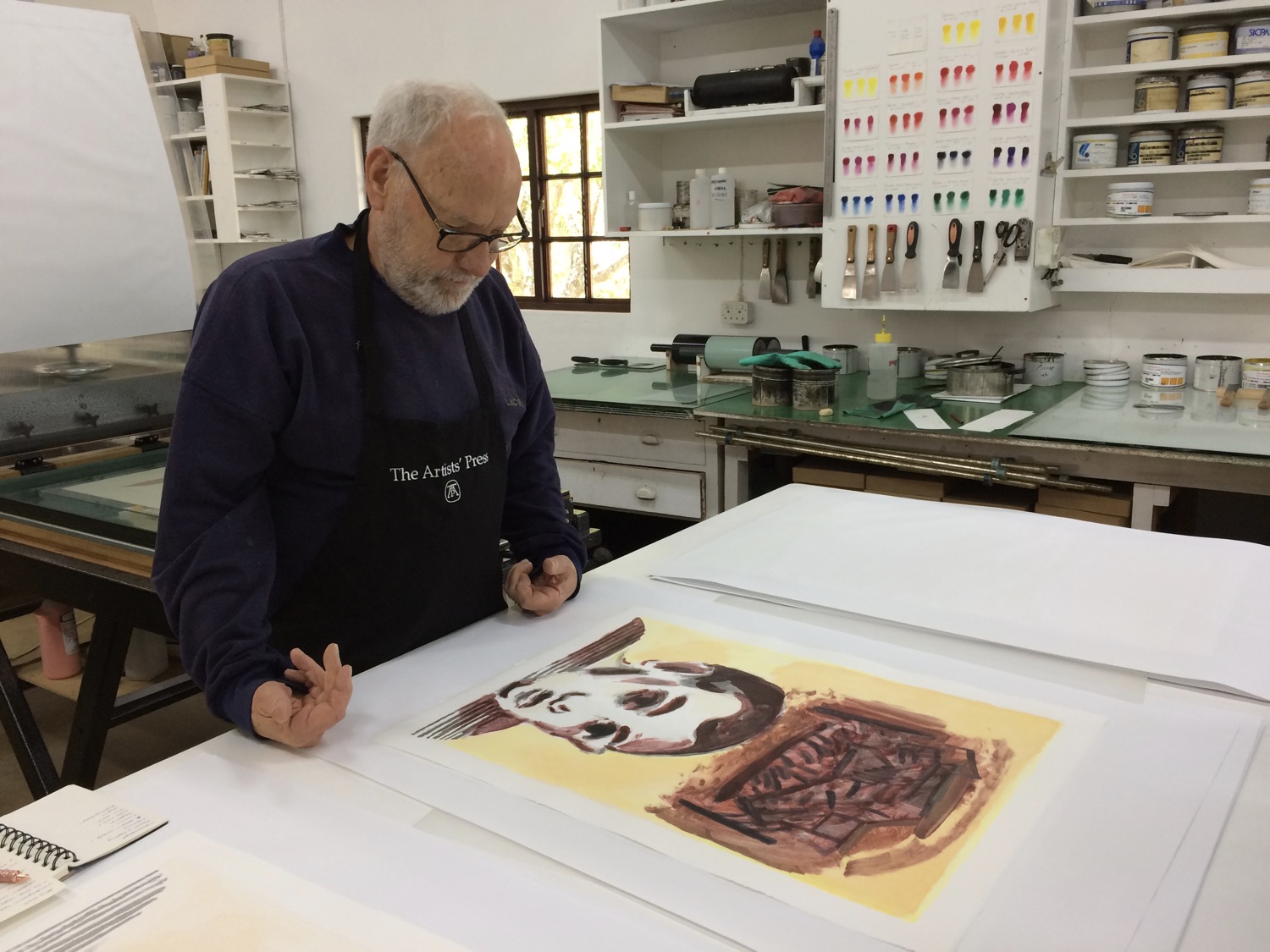 Lithographs and monotypes with a quirky edge