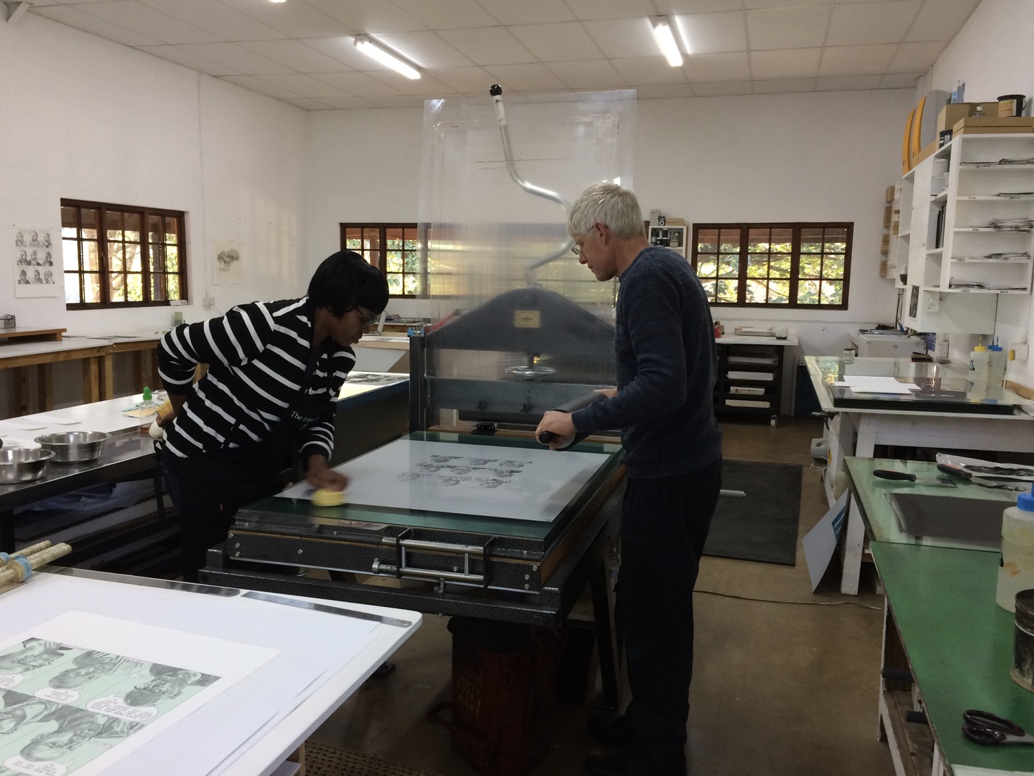 A brief introduction to the team at the The Artists' Press, who collectively make all of our prints possible.