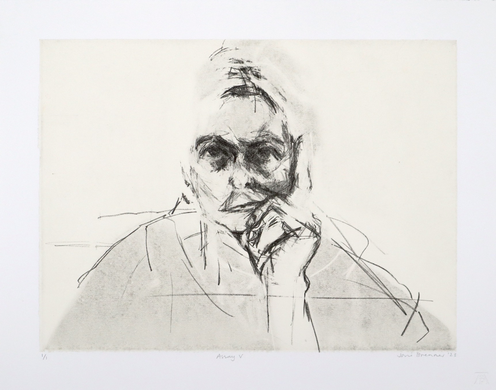 Joni Brenner Assay V monoprint Joni Brenner Assay V monoprint