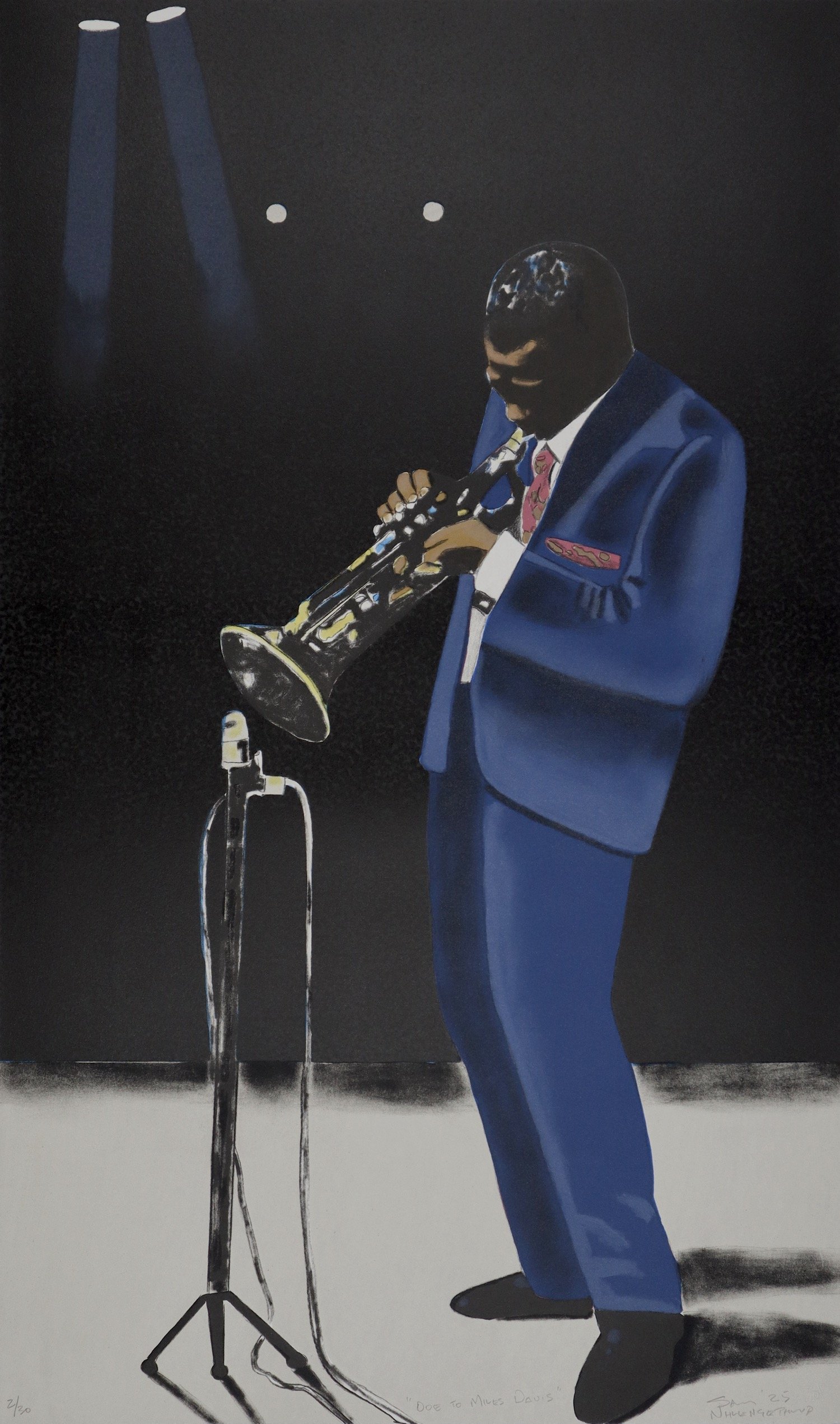 Sam Nhlengethwa Miles Davis 2025